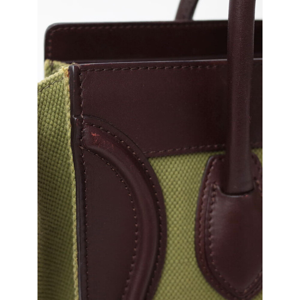 Celine Shopper Tote Shoulder Leather Calfskin Handbag - Picture 6 of 9